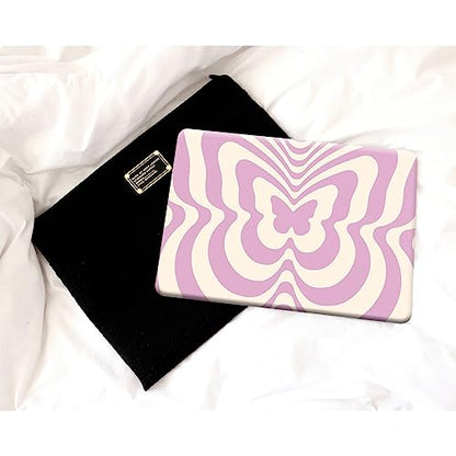 Funut Compatible with MacBook Air 13 Inch Case 2021 2020-2018 Release M1 A2337 A2179 A1932 Touch ID, MacBook Air 2020 Case Marble Laptop Hard Shell Case & Keyboard Cover Mac Air 13 Inch, Butterfly - color: Butterfly, size: (A1932/A2179/A2337 M1) Mac 2018-