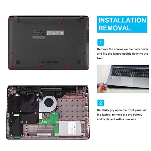 Fancy Buying New A31N1519 Laptop Battery for ASUS X540 X540S X540SA R540SA X540L X540LJ X540LA-SI302 X540LA X540SC X540YA Series Laptop 3ICR19/66 - size: 8.23*1.3*0.71inch