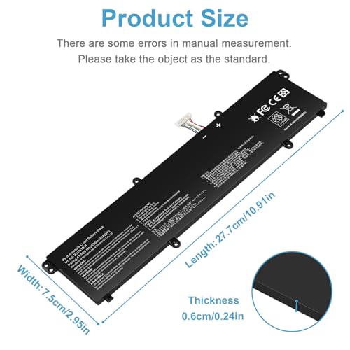 B31N1911 C31N1911 Battery Replacement for ASUS VivoBook Flip 14 M413 M413DA TM420IA K413 X421DA X421FA X421FL X421JA X413 F413 F413JA R413DA R432UA R438IA S413DA TP470E TP470EA TP470EZ C31N1911 - size: 10.91*2.95*0.24inch