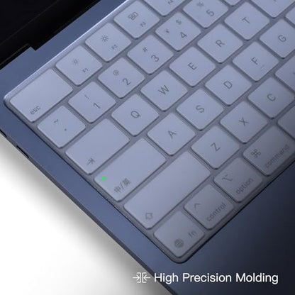CaseBuy Keyboard Cover Skin for 2026 MacBook Neo 13-inch A18 Pro A3404 | MacBook Neo 13" Accessories Protector, Invisible Protection, Spill & Dust Resistant TPU Protector, US Layout, Clear - size: Macbook Neo 13"(2026 with Touch ID)