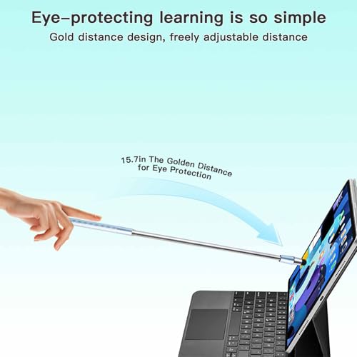 Extra Long Telescopic Stylus Pen for Touch Screens – Retractable Extendable Stylus with Precision Flocking Tip, Universal Compatibility with iPad/iPhone/Android, Lightweight & Durable (Blue) - color: Blue