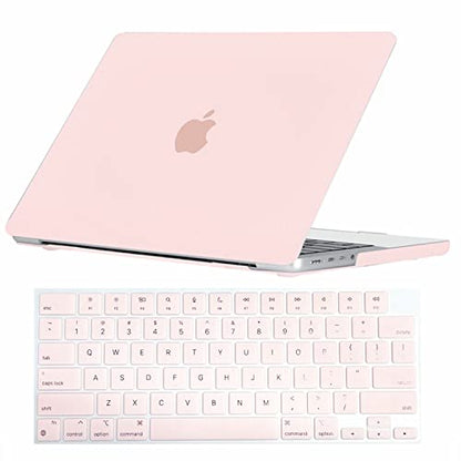 Se7enline for MacBook Pro 14 inch Case 2026-2021 M5 M4 M3 M2,Chalk Pink | 2 in 1 Matte Hard Shell Laptop Case with Keyboard Cover Anti-Scratch Heat Dissipation Full Port Access Slim Lightweight - color: Chalk Pink