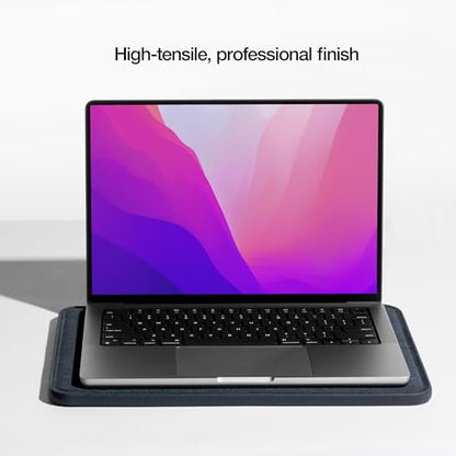 Incase ICON Sleeve with Woolenex - MacBook Air 13 inch Case - M5 2026, M4 2025, M3 M2 2024-2022 - Fitted MacBook Case, Laptop Sleeve, Hard Cover, Durable, Lightweight - Heather Navy - color: Heather Navy