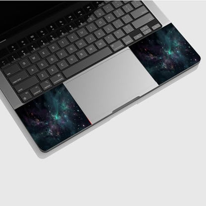 Universal Laptop Skin Sticker with 2 Wrist Pad Skins, Waterproof Scratch Resistant Vinyl Laptop Cover Decal, Cut to Fit for 11–15.6 Inch MacBook HP Dell Lenovo, Cosmetic Sky - color: Cosmetic Sky