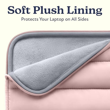 Vandel The Original Puffy Laptop Sleeve Case, 13-14 inch Laptop Sleeve Bag | Compatible with MacBook Air/Pro 13/Pro 14/iPad Pro 12.9, HP Dell ASUS Computer Case Bag Cover, Stylish Aesthetic Design - color: h. Pink, size: 13-14 Inch