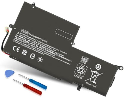 56Wh 789116-005 PK03XL Battery for HP Spectre X360 13-4003dx 13-4005dx | 13-4001dx 13-4002dx 13-4101dx 13-4116dx 13-4193dx 13-4103dx 13-4125nr PKO3XL PK03056XL-PL 788237-2C3 11.4V - size: 11.88*5.3*0.13inch PK03XL