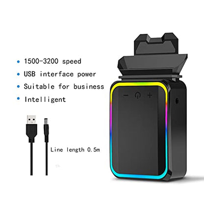 Vacuum Portable Notebook Laptop Cooler Air External Extracting Cooling Fan for Speed Adjustable