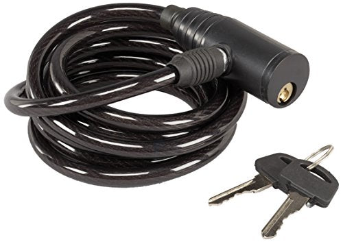 Hunters Specialties 6 ft Cable Lock with Key - Hunting Weather-Resistant Heavy Duty Anti-Theft Security Cable for Treestands, Trail Cameras & Outdoor Gear (1 PACK) - size: 1 Pack