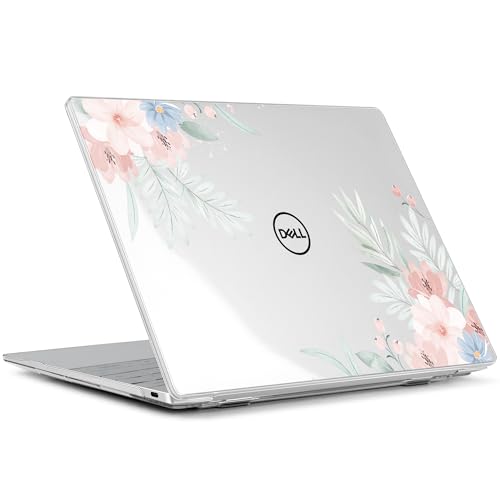 Batianda Lovely Flowers Case for Dell XPS 13 Laptop 2024 2025 | Fits Model 9340/9345/9350 13.4" Display, Lightweight Slim Hard Shell Protection for Women Students and Floral Lovers - color: Cute flower