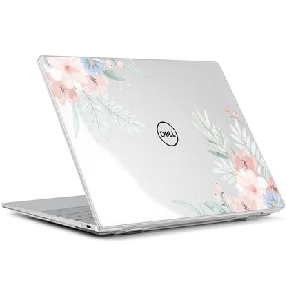 Batianda Lovely Flowers Case for Dell XPS 13 Laptop 2024 2025 | Fits Model 9340/9345/9350 13.4" Display, Lightweight Slim Hard Shell Protection for Women Students and Floral Lovers - color: Cute flower