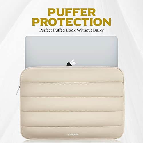 Bagasin 13.3 14 Inch Laptop Sleeve Case for MacBook Pro 14 | Compatible with MacBook Pro 14 M1-M5 2026, Fits HP Dell ASUS Lenovo 13.3-14 inch notebooks - color: Apricot yellow, size: 13-13,3