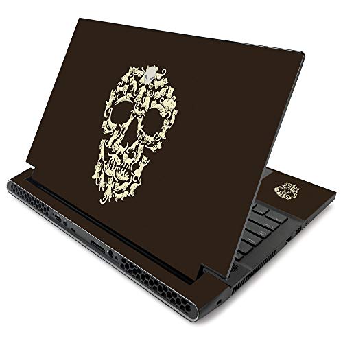 MightySkins Skin for Alienware m17 R2 (2019) - Cat Skull | Protective, Durable, and Unique Vinyl Decal wrap Cover | Easy to Apply, Remove, and Change Styles | Made in The USA (ALWM17R219-Cat Skull) - color: Cat Skull
