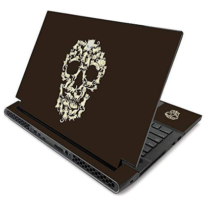 MightySkins Skin for Alienware m17 R2 (2019) - Cat Skull | Protective, Durable, and Unique Vinyl Decal wrap Cover | Easy to Apply, Remove, and Change Styles | Made in The USA (ALWM17R219-Cat Skull) - color: Cat Skull