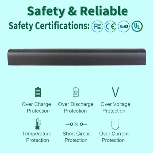 800049-001 KI04 Notebook Battery for HP Pavilion 15-ab 15-an 17-g 15t-ab100 | 17t-g100 17t-s100 cto Series 15-ab143cl 15-ab223cl 15-ab153nr 15-an044nr 14-ab166us 17-ab220nr 17-g133cl 800009-421 TPN-Q158 - size: 10.76*1.25*0.8inch KI04