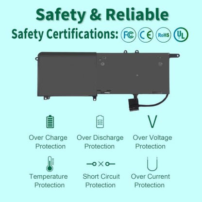 99Wh 9NJM1 Battery Replacement for Dell Alienware 17 R4 R5 15 R3 R4 | Alienware 15 2018 ALW17C-D1758 P31E P31E001 P31E002 P69F P69F001 P69F002 Series 9NJMI 44T2R MG2YH 01D82 546FF 11.4V