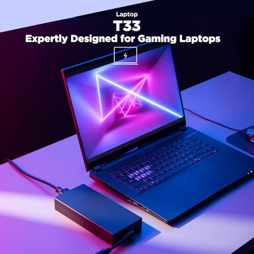 Innergie T33 330W Gaming Laptop Charger Power Adapter Compatible with Most Laptop Brands Including ASUS ROG, Acer Predator, Dell Alienware, Lenovo Legion, HP, MSI (Delta Electronics) - color: 330 Watts ver.