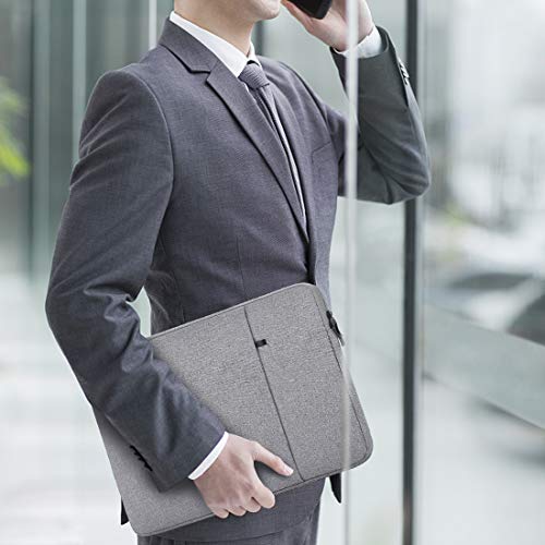 NIDOO 13-14 inch Laptop Sleeve Case Protective Computer Cover for 14" MacBook Pro M2 M1 / 14.4" Surface Laptop Studio / 13.5" Surface Book 3 / ThinkPad X1 Carbon / P14s T14 E14 / HP, Grey - color: Grey, size: 13-14 Inch / Surface Laptop Studio