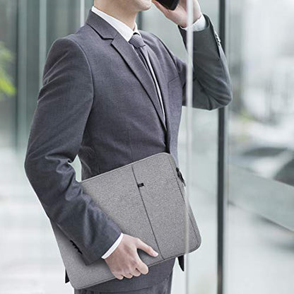 NIDOO 16 inch Laptop Sleeve Carrying Case Computer Protective Cover for 16" ThinkPad E16 Gen 2 / L16 Gen 6/ Z16/ ThinkBook 16 Gen 7 8/15 inch MacBook Air M5 M4/ Dell 16 Plus/HP ASUS Acer - color: Grey, size: 15-16 Inch / Macbook Pro 15 16