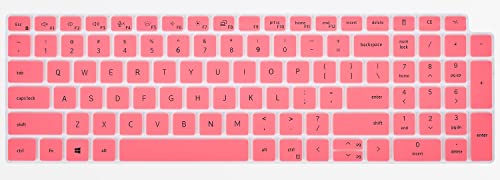 Keyboard Cover for Dell Latitude 3550 5550 3540 5540 5520 5521 5530 5531 15.6 & Dell Precision 3590 3591 3580 3581 3570 3571 3560 3561 15.6", Precision 16 17 7670 7680 7770 7780 Protector Skin, Pink - color: Pink
