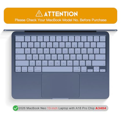 CaseBuy Trackpad Protector Cover Compatible with 2026 Apple MacBook Neo 13-inch Laptop with A18 Pro Chip A3404, MacBook Neo 13 Clear Anti-Scratch Touch Pad Accessories Skin, 2PCS - size: MacBook Neo 13"(2026)