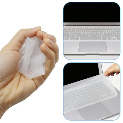 Universal Keyboard Protector Cover, 15-17 Inch | Clear Silicone, Waterproof, Dustproof, Ultra Thin, For Dell HP Acer ASUS Lenovo MacBook - size: 15-17 Inch