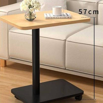 Over The Bed Table with Wheels Multifunctional Living Room Sofa Side Table | Space-Saving Bedroom Bedside Tables Hospital Bedd Tables For Sofa, Bed(Yellow) - color: Yellow