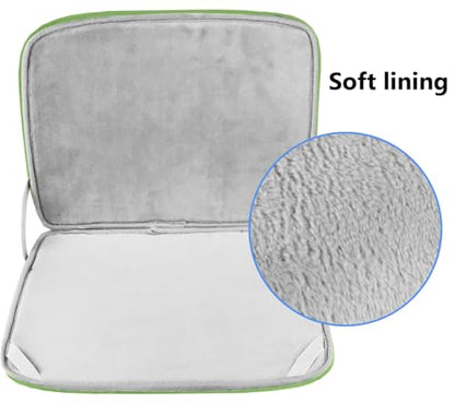 Laptop Sleeve 14 inch, Upgrade Shockproof Protective Computer Case Briefcase Carrying Bag Compatible with 14" HP, Lenovo, Asus, Acer, Notebook, Chromebook Computer, Light Green - color: Light Green, size: 14 Inch