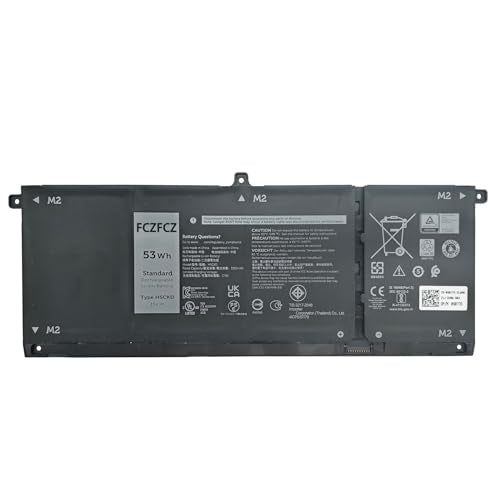 H5CKD Battery 53Wh Replacement for Dell Latitude 3120 3140 3510 3410 / Vostro 5300 5301 5401 5502 / Inspiron 5301 7300 5409 5501 Series JK6Y6 0JK6Y6 09077G C5KG6 07T8CD 7T8CD 0TXD03 TXD03 15V - size: 11.77*4.37*1.22 inch H5CKD