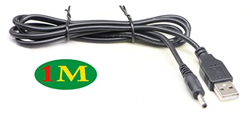 USB 2.0 A Male to DC 3.5x1.35mm Male Adapter Cable 5 Volt DC Barrel Power Jack Charging Cable for Tablet, Electronic Dog, Access Control Attendance (1M/3.3ft, DC 3.5x1.35mm)(2packs) - color: 1M DC 3.5x1.35mm