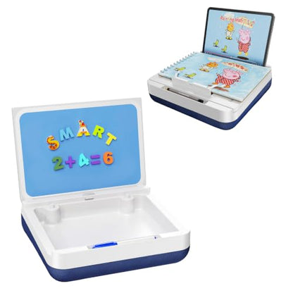 Multifunctional Kids Lap Desk with Storage Cushion (MINI) | Magnetic Pannel, Tablet & Book Stand – Portable iPad Lap Desk for Kids Drawing Writing Learning Playing