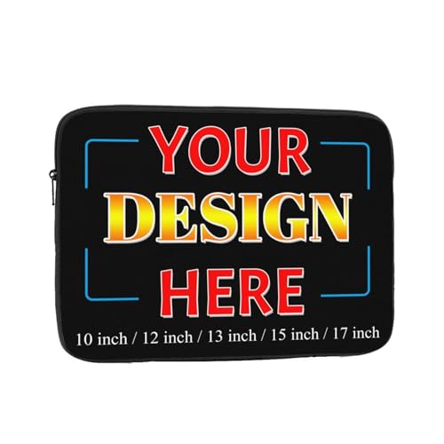 Personalized Laptop Sleeve Shockproof Protective Laptop Case Briefcase | Custom Computer Cases for Laptop/Notebook/Tablet Carrying Computer Bag - size: 17 inch