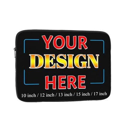 Personalized Laptop Sleeve Shockproof Protective Laptop Case Briefcase | Custom Computer Cases for Laptop/Notebook/Tablet Carrying Computer Bag - size: 15 inch