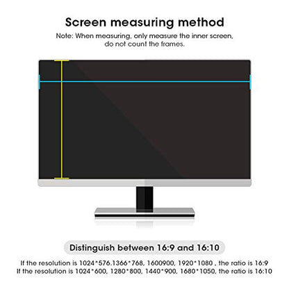21.5in Computer Privacy Screen, Removable 16:9 Aspect Ratio Widescreen Laptop Monitor Anti Peeping Film Screen Protective Filter, Anti Scratch, for Privacy Screen Filter