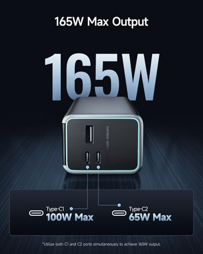 CUKTECH 15 Ultra 20000mAh 140W Power Bank+140W 4-Port USB C Laptop Charger, PD3.1 Fast Charging Battery Pack with Smart Display, Compatible with iPhone 16/15/14/13, Samsung, MacBook, Dell, etc
