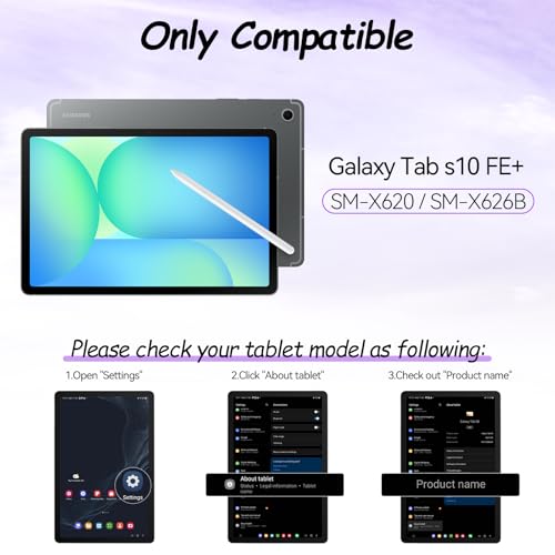 IPROKKO Blue Light Screen Protector for 13.1"Samsung Galaxy Tab S10 FE Plus | Matte Film Anti Glare & Fingerprint, HD Clear Eye Protection, Support S Pen, Easy Install Compatible With 2025 Tablet S10 FE+ - size: 2pcs S-13.1inch