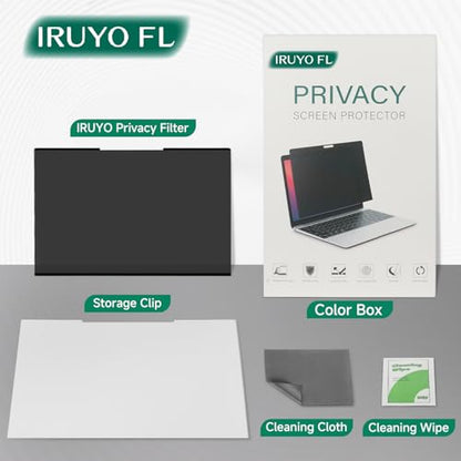 Nano-Suction Laptop Privacy Screen 13.3 Inch 16:9, Removable Screen Privacy Shield for Laptop, Anti Glare, Anti Bule Light, Screen Protector for Lenovo HP Dell Acer Asus Thinkpad - size: Laptop 13.3 inch 16:9