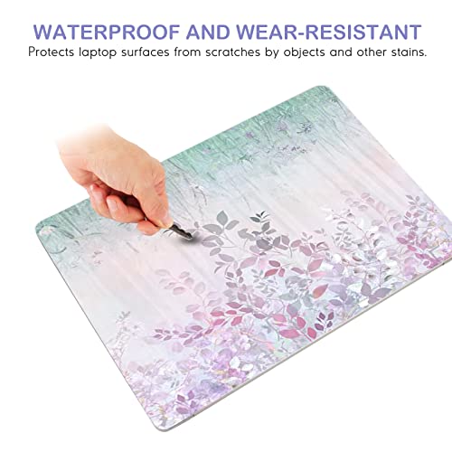 DINKY Laptop Skin Sticker Decal, 12" 13" 13.3" 14" 15" 15.4" 15.6 inch Laptop Universal Reusable Vinyl Skin Stickers Cover Art Decal Notebook PC Personalized Protector-Wildflowers - color: Wildflowers-01