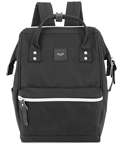 Himawari Laptop Backpack for Men and Women, 1881-Black, 11"x16"x6.3", Eco-Friendly Waterproof Canvas, Padded Back Panel and Shoulder Strap, USB Charging Port, Large Capacity - color: 1881-black, size: Standard