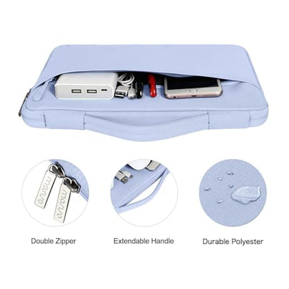MOSISO Compatible with MacBook Pro 14 inch Case M5 2026 M4 M3 M2 M1 2025-2021 A3427 A3426 A3434 A3112 A3185 A3401 A2918 A2992 A2779 A2442, Case&Bag&Keyboard Skin&Webcam Cover&ScreenFilm, Pastel Blue - color: Pastel Blue