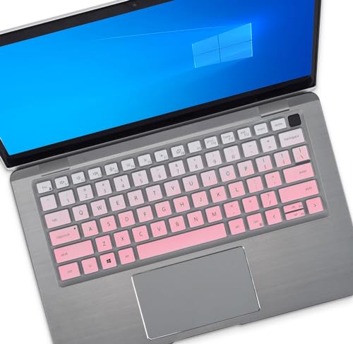 Keyboard Cover Skin for 14" Dell Latitude 7440 7430 7420 7410 5440 5431 5430 5420, Dell Latitude 9420 9430 14" / Latitude 9520 9510 15" / Latitude 7640 16" Keyboard Protector - Gradual Pink - color: Gradual Pink