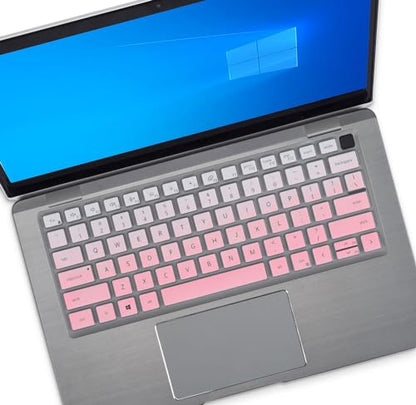 Keyboard Cover Skin for 14" Dell Latitude 7440 7430 7420 7410 5440 5431 5430 5420, Dell Latitude 9420 9430 14" / Latitude 9520 9510 15" / Latitude 7640 16" Keyboard Protector - Gradual Pink - color: Gradual Pink