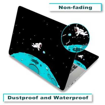 Laptop Skin Sticker Decal, 12" 13" 13.3" 14" 15" 15.4" 15.6" Laptop Vinyl Sticker Skin Cover Art Protector Notebook PC (2 Wrist Pad Skins Included), Decorative Waterproof Removable, Space Alien 2025