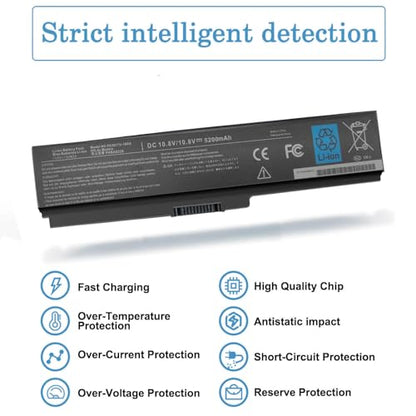 PA3817U-1BRS Battery for Toshiba Satellite P755 P745 L755 L755D L775 L775D | L745 L655 L675 L645 C655 C675 A655 M645 Series P745-S4320 L755-S5153 L655-S5097 L675D-S7104 PA3818u-1BRS PABAS228