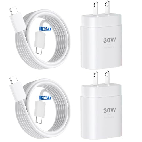 iPhone 17 16 15 Charger Fast Charging,30W USB C Charger Type C Charger Phone Chargers iPhone&10 Ft Long USB C to C Cable Fast Charging Cord for iPhone 17 Air/17 Pro/17 Pro Max/16 15 Pro Max Plus,iPad - color: White, size: 10Ft