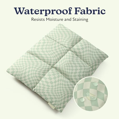 Vandel Puffy Laptop Sleeve 13 inch - 14 inch Waterproof Laptop Sleeve Case | Compatible with 13 inch MacBook Air/Pro 13 / MacBook Pro 14, iPad Pro 12.9, 13.3 in HP Dell, Air Case, Computer Bag Cover - color: t. Grid Green Liquid Checker
