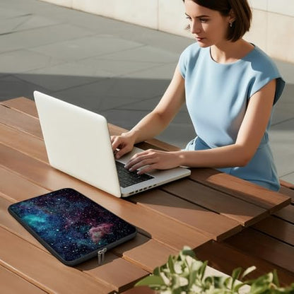 Laptop 13 inch Sleeve Case for MacBook Air 13-13.6 inch, Laptop Bag Cover for MacBook Pro 13" 14 inch, Shockproof Briefcase Travel Carrying Sleeve for 14" Chromebook HP Dell I Galaxy Nebula - color: Galaxy Nebula