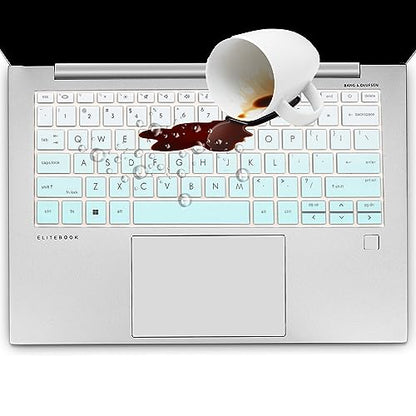 Keyboard Cover for HP EliteBook 830 835 840 845 1040 G9 G10 13.3 14 inch Laptop Accessories Keyboard Protective Skin (Not fit 840 845 1040 G8 G7 G6 G5 G4 G3)-OmbreMint - color: OmbreMint
