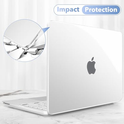 May Chen for MacBook Neo 13 inch Liquid Retina Display ((2026 Release A3404), Slim & Lightweight Protective Case with Screen Protector&Keyboard Cover&Dust Plug, Crystal Clear - color: Crystal Clear