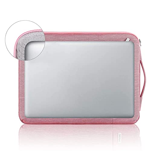 LANDICI 360°Protective Laptop Sleeve 15.6 Inch for MacBook Pro 16 M2/M1, MacBook Air 15,Computer Cover Bag,15-16" HP Dell Asus Lenovo Laptop, Pink - color: Pink, size: 15-16 Inch