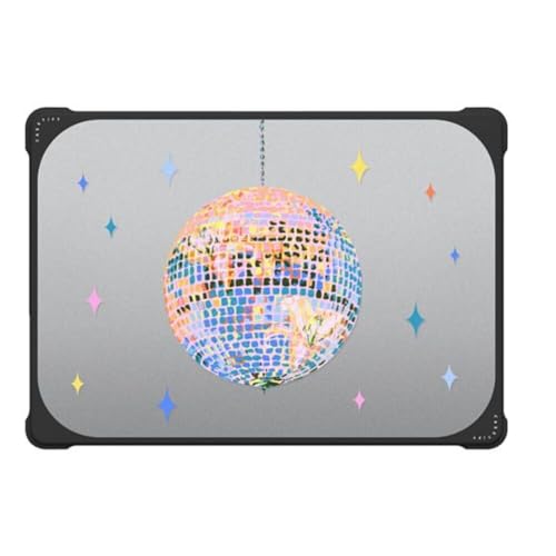 CASETiFY Bounce MacBook Air 15" (M2 - M5) Case [Enhanced Protective Corner Design/Ventilation Cutouts/Anti-Slip Grip] - Disco - Clear Black - color: Disco